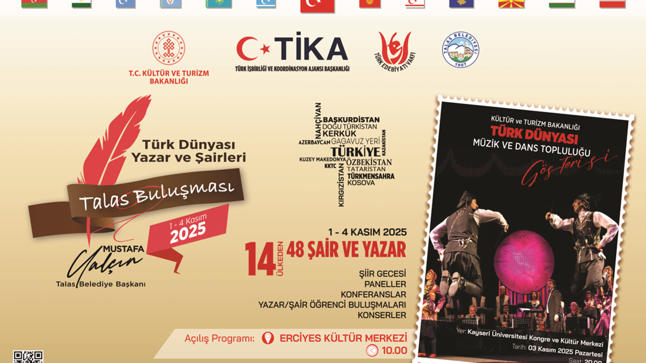 Kayseri'yi Türk dünyası heyecanı sardı