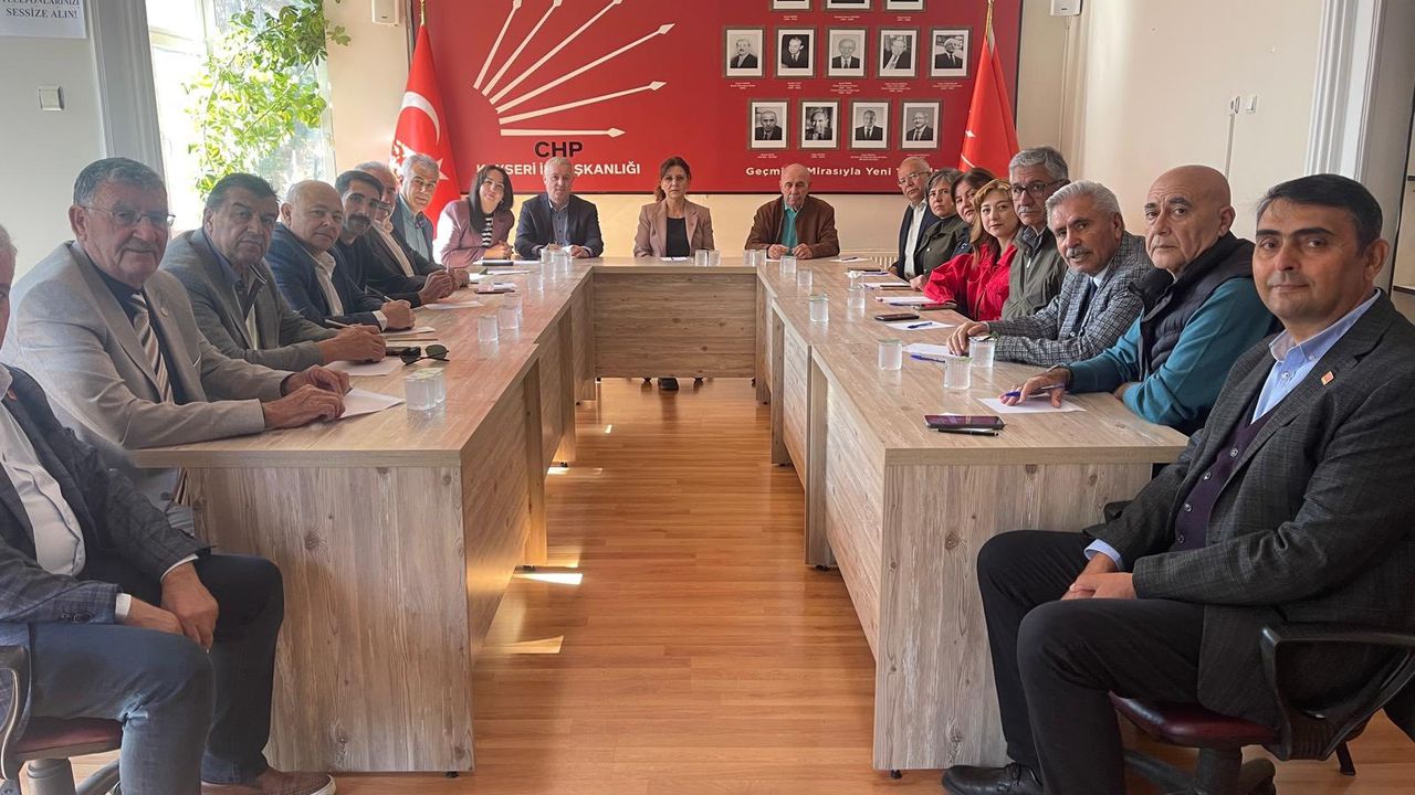 CHP Kayseri’den Özel’e tam destek