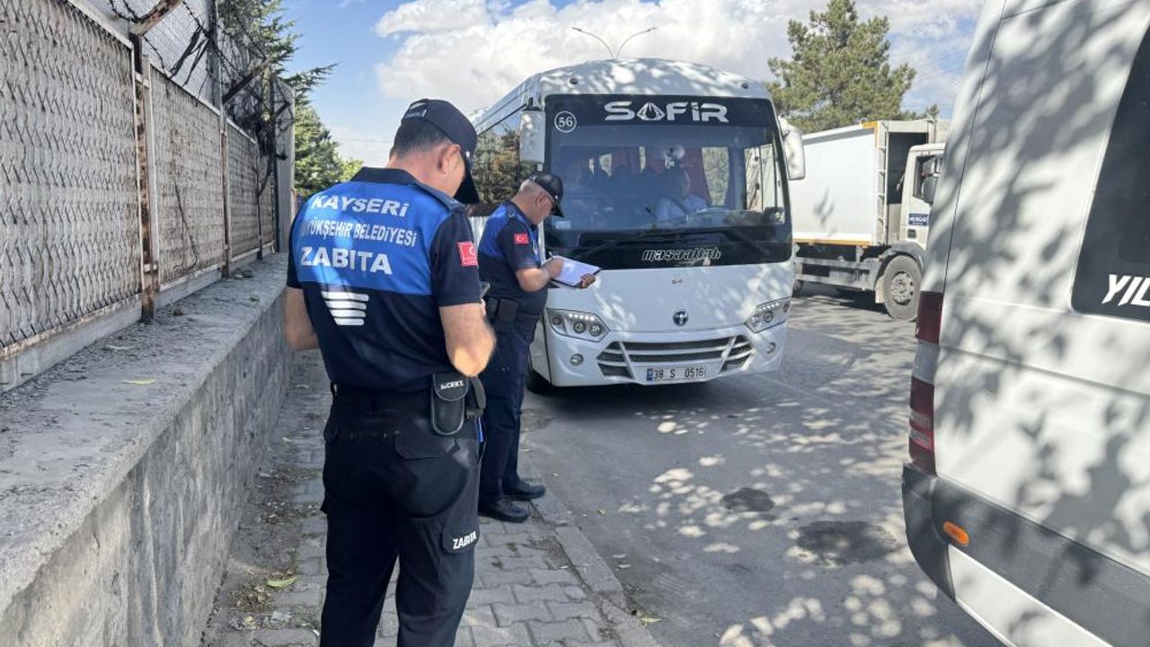 Kayseri’de işçi servisleri denetimden geçti!