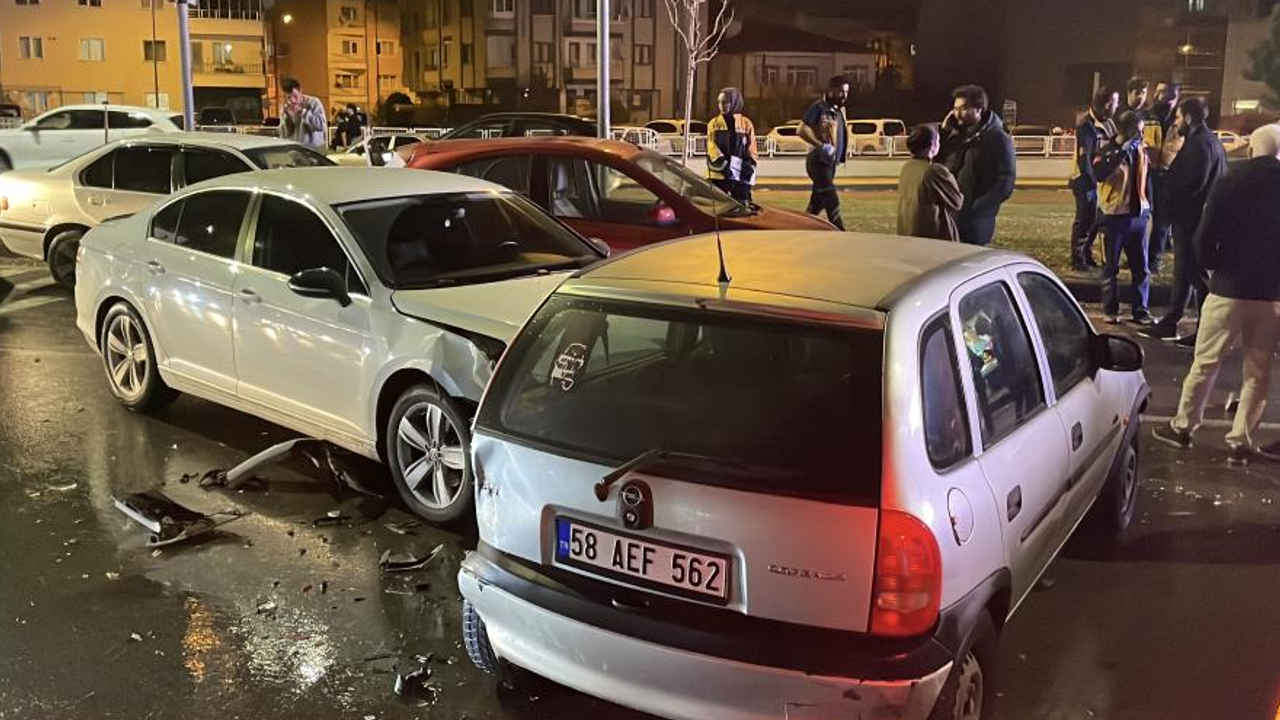 Kayseri yolunda zincirleme kaza