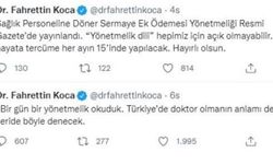 BAKAN KOCA MÜJDEYİ VERDİ