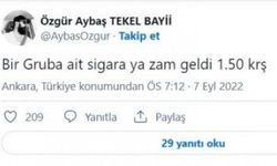 BİR SİGARA GRUBUNA DAHA ZAM GELDİ