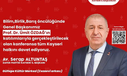 GENEL BAŞKAN KAYSERİ'YE GELİYOR! İŞTE PROGRAMI