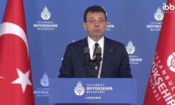 İBB BAŞKANI EKREM İMAMOĞLU AÇIKLAMA YAPIYOR