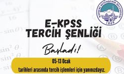 BÜYÜKŞEHİR’DEN E-KPSS TERCİH ŞENLİĞİ