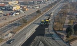 BÜYÜKŞEHİR’İN İKİ BULVARI BİRBİRİNE BAĞLAYAN YOL ÇALIŞMASINDA SONA DOĞRU