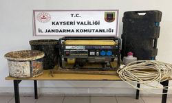 KAYSERİ'DE İZİNSİZ KAZI OPERASYONU