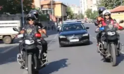 Şehit kızını okula bıraktı