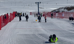 Erciyes’te geleneksel kızak heyecanı