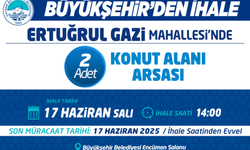 2 adet konut arsası satışa çıkıyor