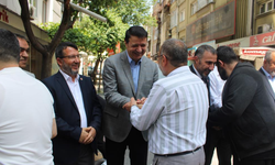 Arıkan, bayramlaşma programına katıldı