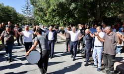 Kayseri'de  şeker işçileri yönetimi selamladı