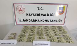 Kayseri’de sahte dolar operasyonu