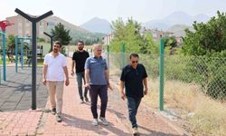 Başkan Özdoğan, Hacılar’ın Parklarında İncelemelerde Bulundu
