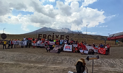 150 dağcı, Erciyes ve Ağrı Dağı zirvesinde