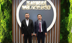 Vali  Çiçek, Müftü ile görüştü