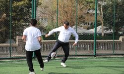 Başkan Şengül, gençlerle ter döktü!