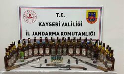 Kayseri'de sahte alkol yakalandı
