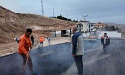 5 bin 300 ton sıcak asfalt atıldı