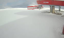 Erciyes Dağı’nda Kar ve Sis hakim
