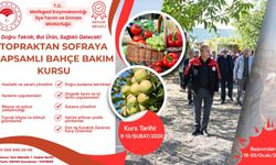 Melikgazi’de “Topraktan Sofraya” Kapsamlı Bahçe Bakım Kursu Başlıyor