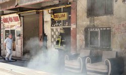 KAYSERİ’DE BODRUM KATINDA BAŞLAYAN YANGIN APARTMANI DUMANA BOĞDU