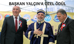 Başkan Yalçın'a Ahilik Özel Ödülü