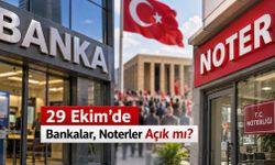 29 Ekim'de Banka, Kargo ve Eczaneler Açık mı?