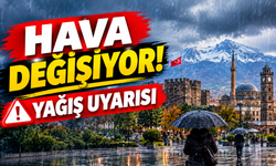 Hava Değişiyor! 3 Ekim Cumartesi için Yağış uyarısı