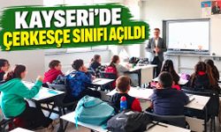 Kayseri’de Çerkesçe sınıfı açıldı
