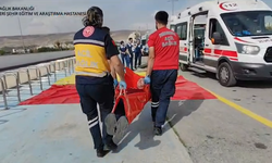 Kayseri Şehir Hastanesinde Nefes Kesen Tatbikat