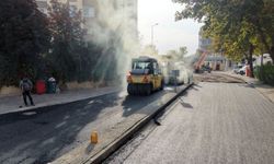 Talas Bahçelievler'de 3 Caddeye 750 Ton Sıcak Asfalt Serildi