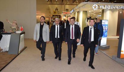 Kayseri OSB yönetimi İstanbul'daki üç uluslararası fuarda sanayicilerle buluştu