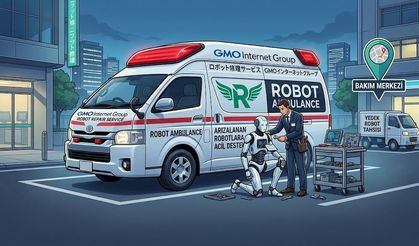 Bu ambulans Robot taşıyor