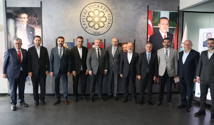Belediye başkanlarından KTO'ya "hayırlı olsun" ziyareti!