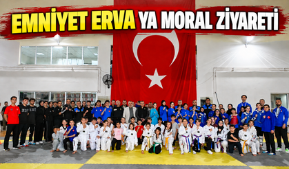 Kayseri Emniyet Erva Spor kulübüne moral ziyareti