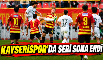 Kayserispor’un Galibiyet Serisi sona erdi