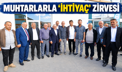 Yahyalı'da Muhtarlarla İhtiyaçlar Zirvesi