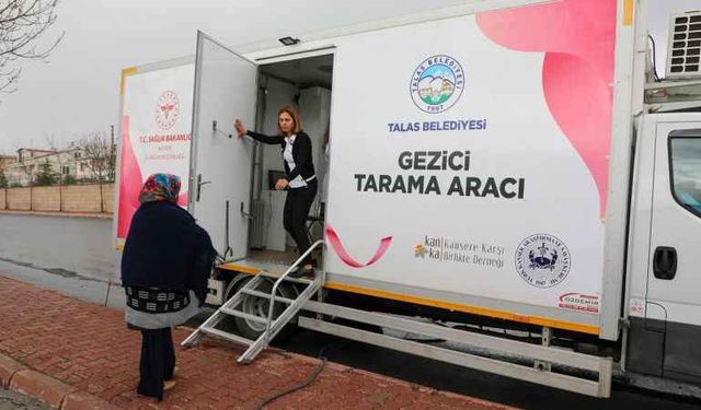 GEZİCİ KANSER ARACI, TALASI TARIYOR