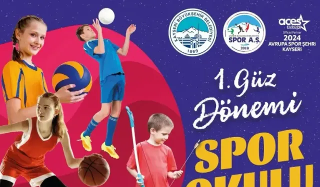 Spor A.Ş. 1. güz dönemi spor okulu kayıtlarını başlattı