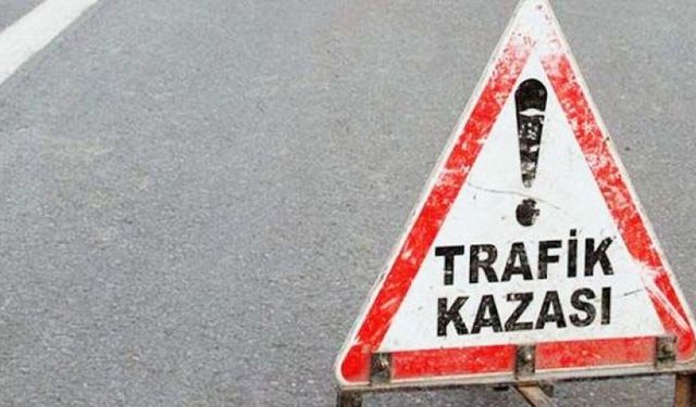 Trafik kazası 2 yaralı