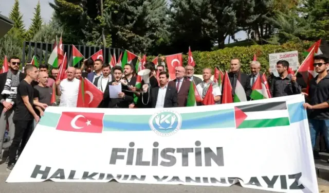 Filistin'e destek için yürüdüler