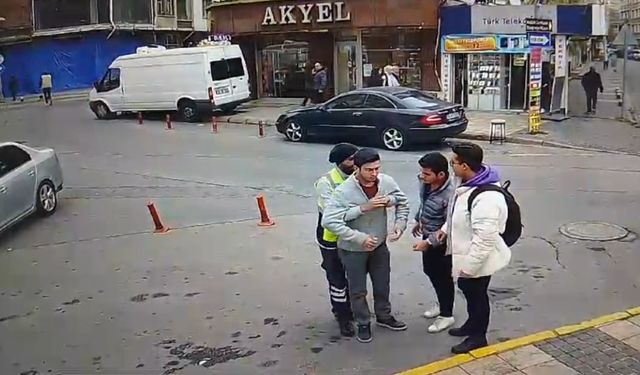 Belediye personeli gencin hayatını kurtardı