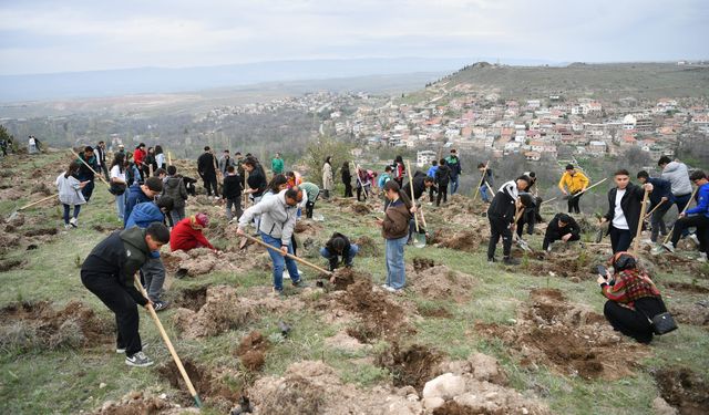 3 Bin Fidanı Toprakla Buluştu