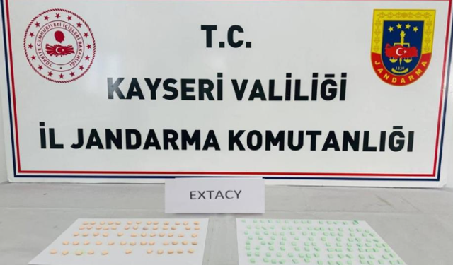 Kayseri Jandarması’ndan Uy*şturucu Hap Baskını