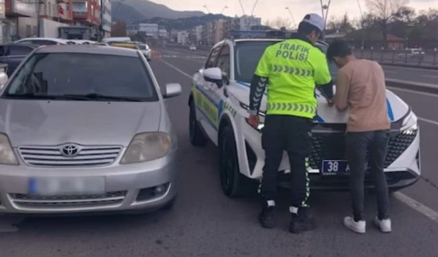 O sürücü yakalandı