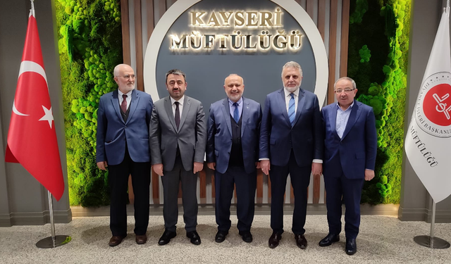 Şevki Yılmaz Kayseri Müftüsü ile görüştü