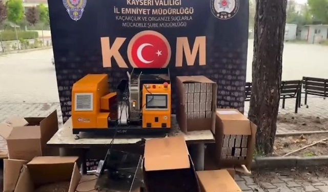 Kayseri'de Kaçak Tütün Operasyonu!