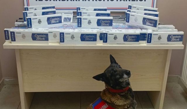 Bin 400 paket kaçak sigara yakalandı