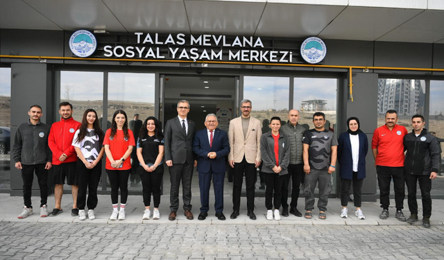 Talas'a yeni Sosyal Yaşam Merkezi
